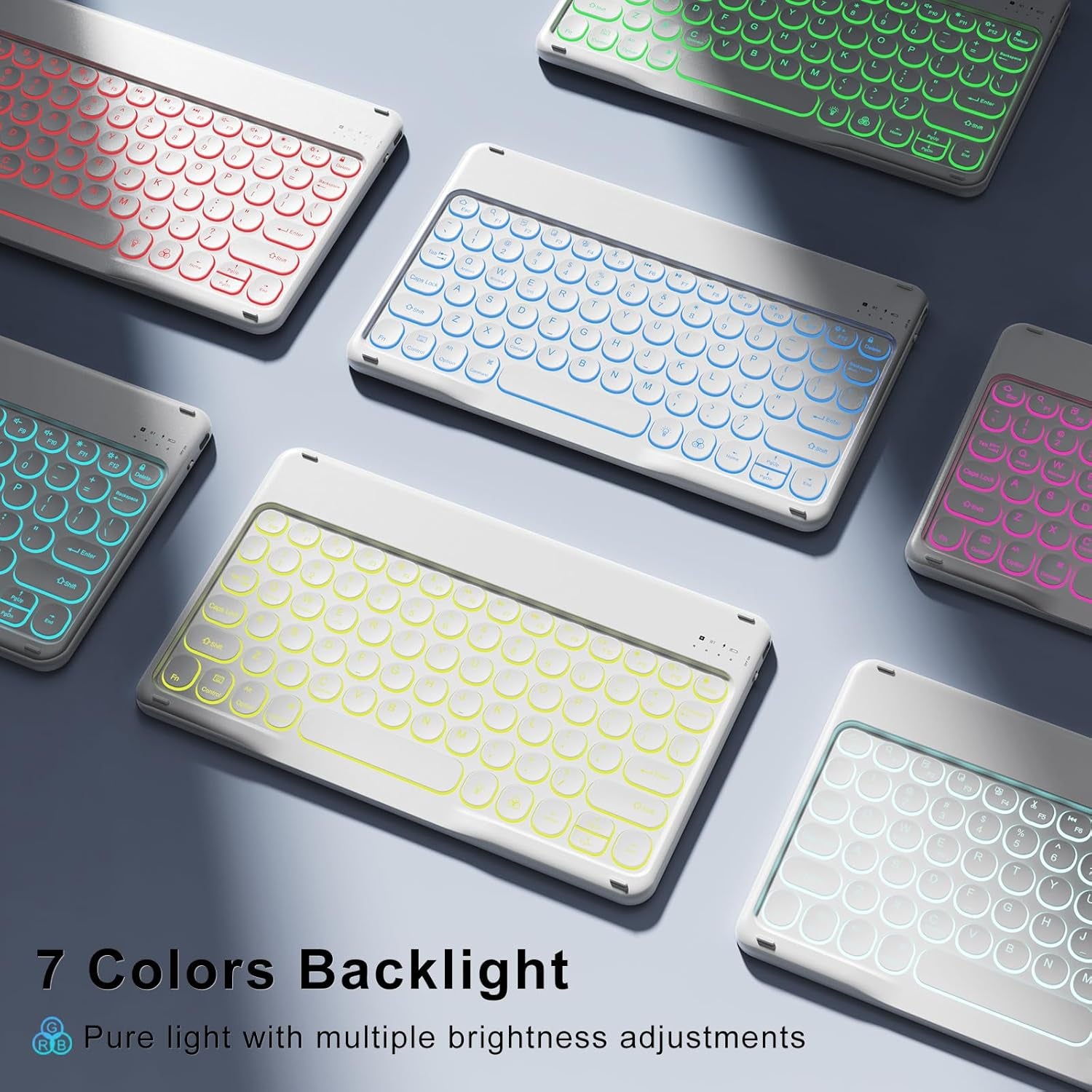 Case for Ipad 9Th/8Th/7Th Generation with Keyboard 10.2 Inch 2021/2020/2019