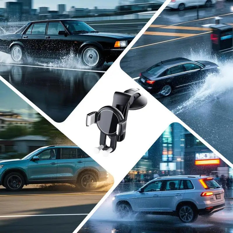 Suction Car Cell Phone Holder 360 Degree Adjustable Strong Suction Phone Mount Stable Flexible Sturdy Car Accessories Adjustable