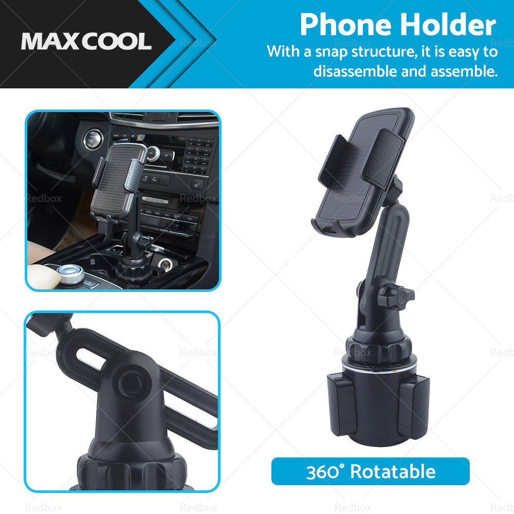 Phone Holder Adjustable Angle Neck Suitable For Club Car Golf Cart Yamaha EZGO-0