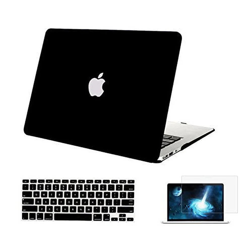 Plastic Hard Case with Keyboard Cover with Screen Protector for Macbook Air 13 Inch (Models: A1369 and A1466), Mint Green