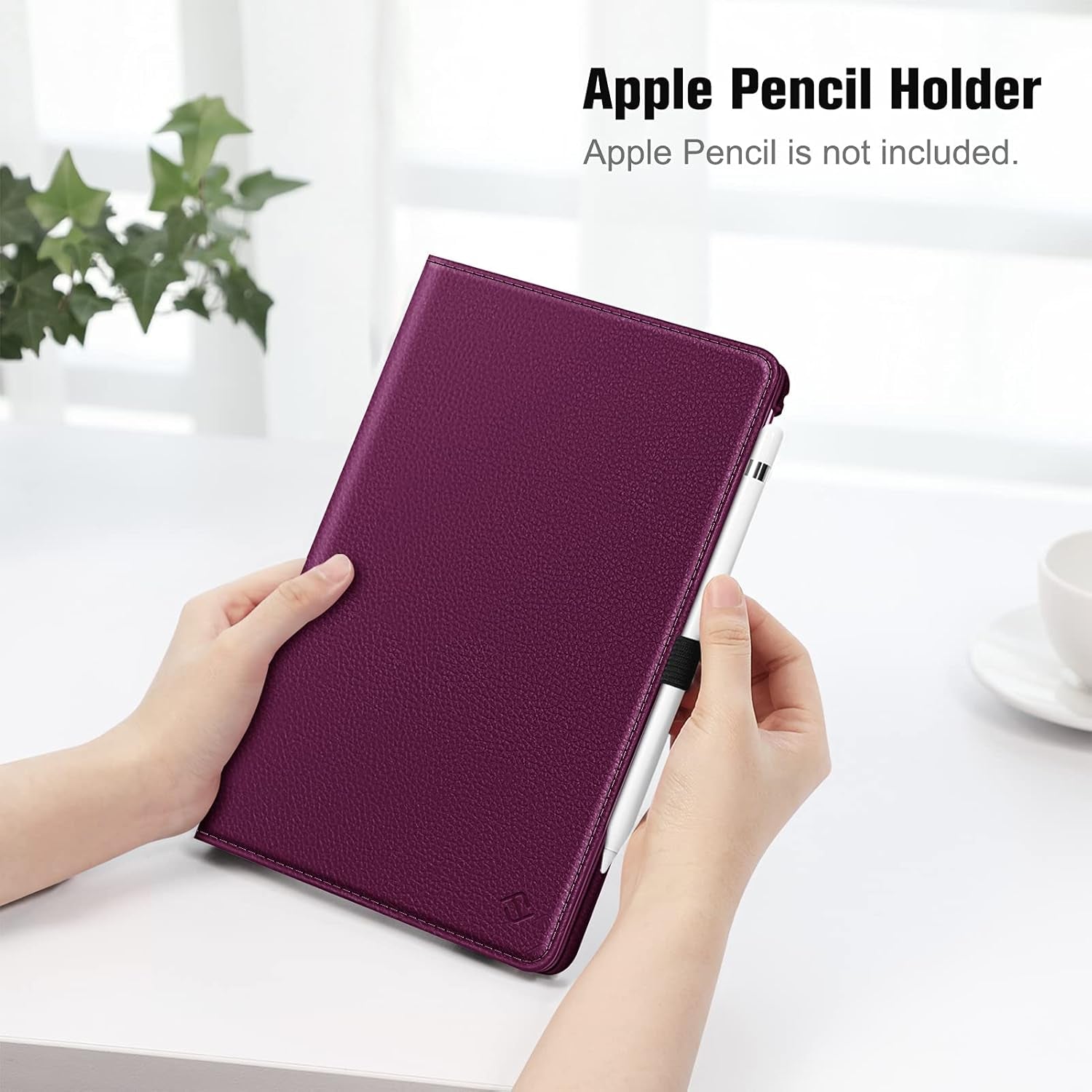 Rotating Case for Ipad 6Th / 5Th Generation (2018/2017), Ipad Air 2 / Air 1 (9.7 Inch) - 360 Degree Rotating Stand Cover Auto Sleep Wake, Purple