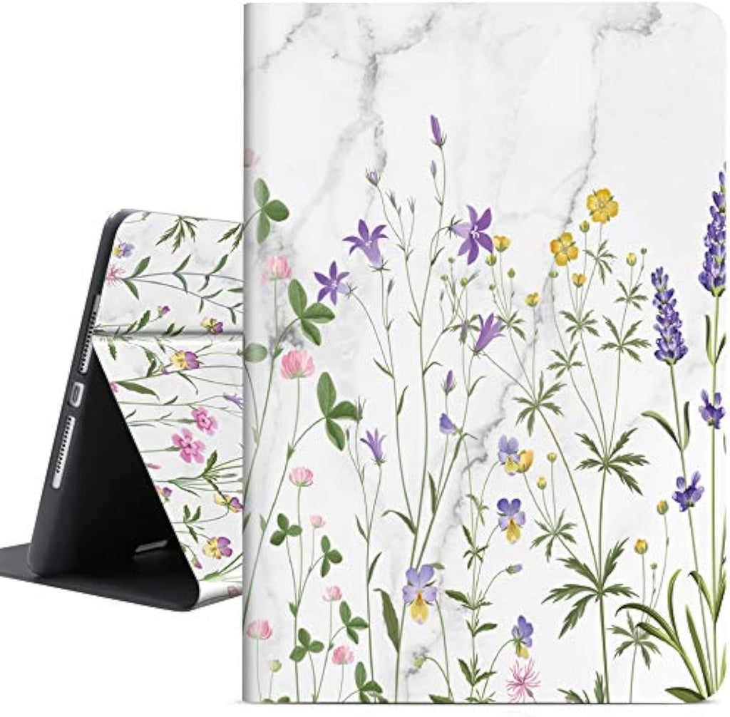 TPU Case for Ipad Mini 4 / Ipad Mini 5 (5Th Generation 2019), Auto Sleep/Wake with Apple Pencil Holder [Anti Fingerprint][Anti Dirt][Waterproof][Anti Scratch] Case Cover (Country Garden)