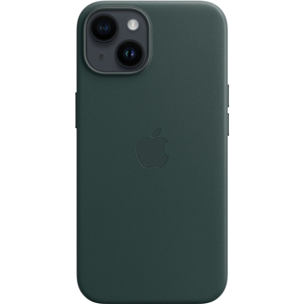 iPhone 14 Plus Leather Case with magsafe,S.Zöld (APPLE-MPPA3ZM-A)-0