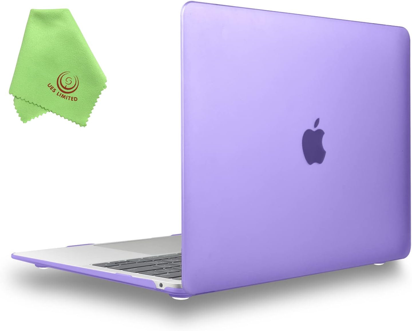 2022 2021 Macbook Air 13 Inch Case A2337 M1 A2179 A1932, Hard Shell Case Cover Compatible with Macbook Air 13 Inch with Retina Display & Touch ID (2018-2022), Purple