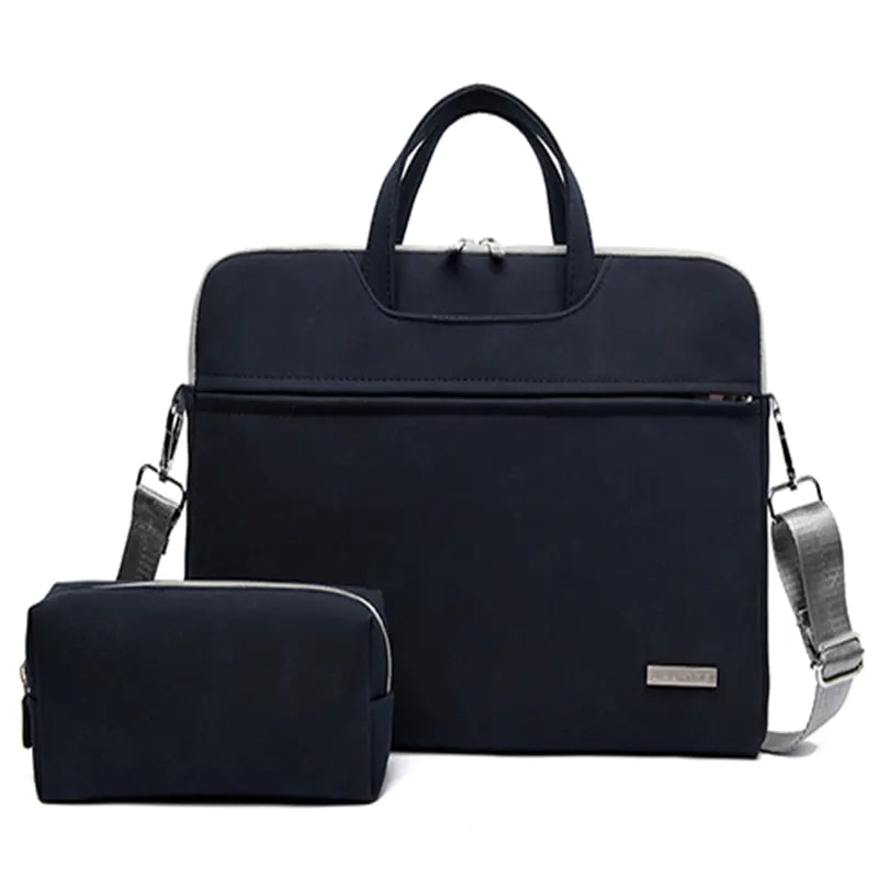PU Leather Laptop Bag for MacBook Air and Accessories
