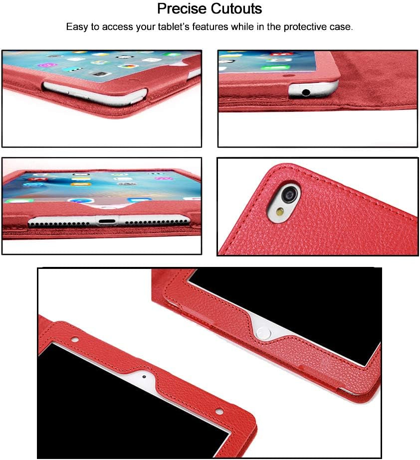 Slim Case for iPad Air 3 (10.5-Inch 2019) & iPad Pro (10.5 2017) Litchi Leather Flip 
