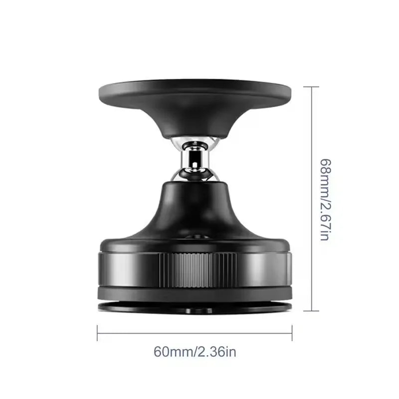 360° Rotating Magnetic Car Phone Holder Dual-Sided Vacuum Suction Mount for 4.7 Inch and above Smartphones for  Use