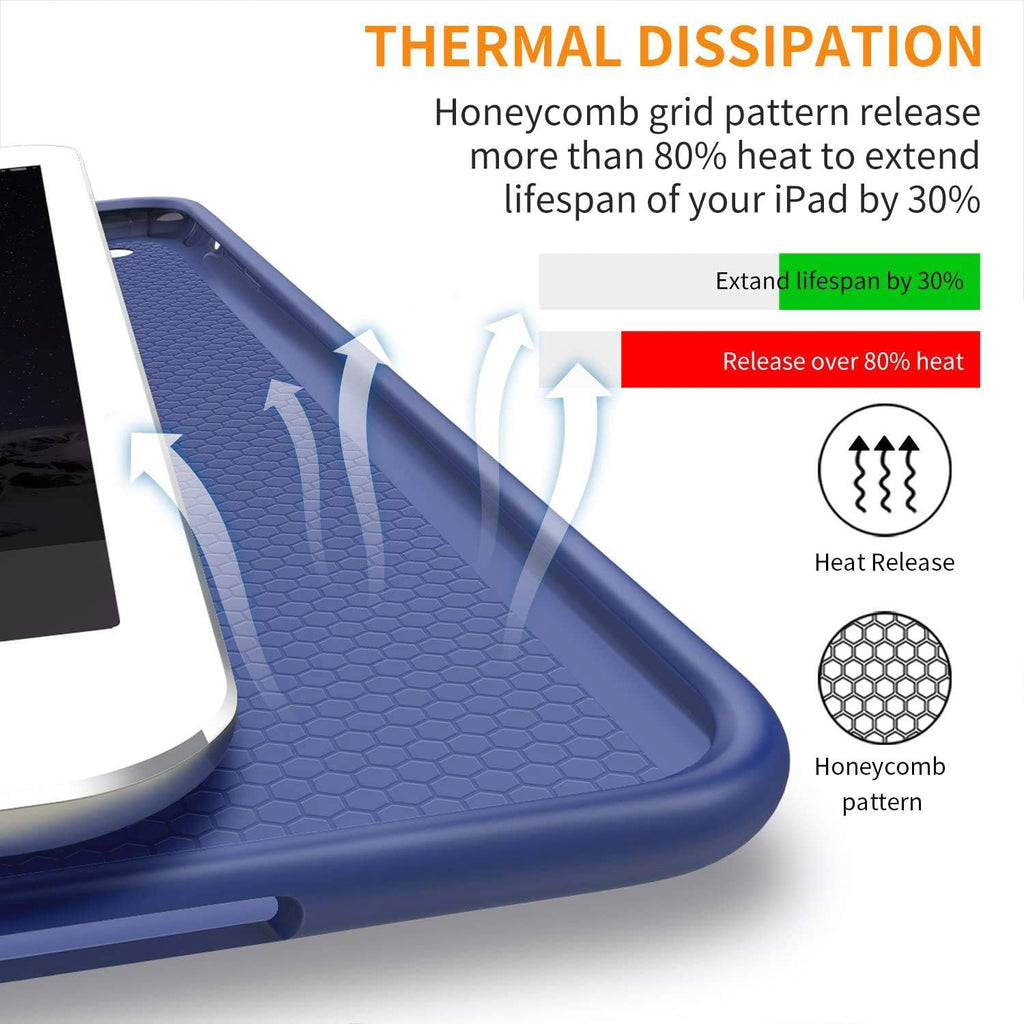 Soft Silicone iPad Mini 5 7.9 Inch 2019 [ Mini 5Th Gen ] A2133 A2124 A2126 A2125 TPU Back Case - Indigo