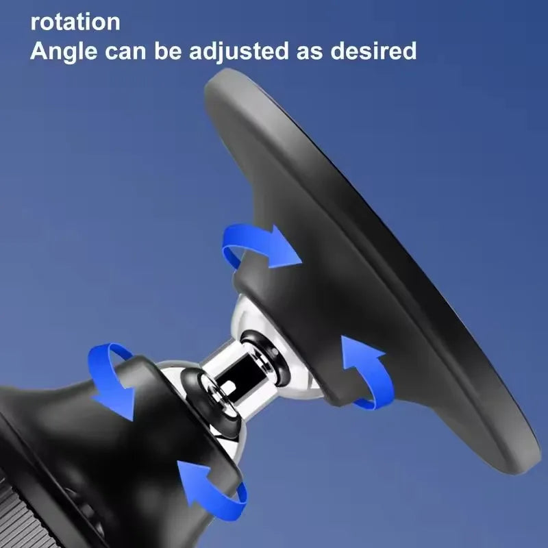 360° Rotating Magnetic Car Phone Holder Dual-Sided Vacuum Suction Mount for 4.7 Inch and above Smartphones for  Use