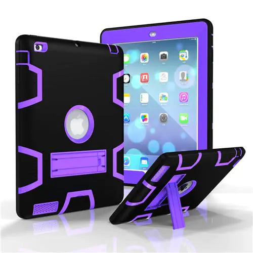 iPad Mini Silicone Case with Stand and Robot Design
