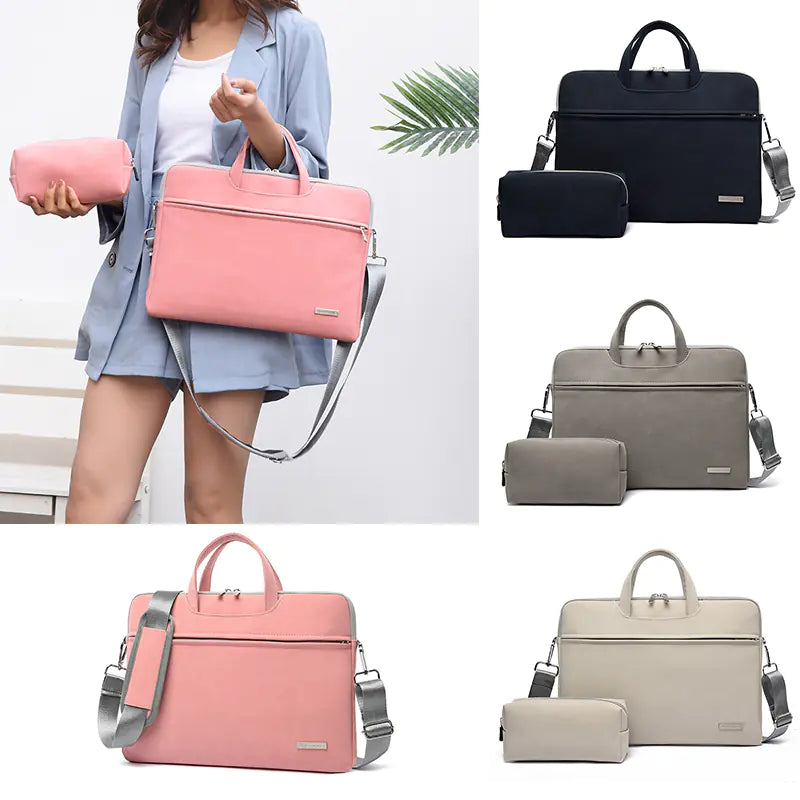 PU Leather Laptop Bag for MacBook Air and Accessories