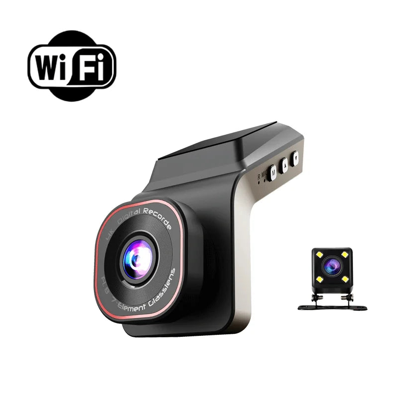 Ultra HD Mini Stealth Dash Cam Night Vision Black