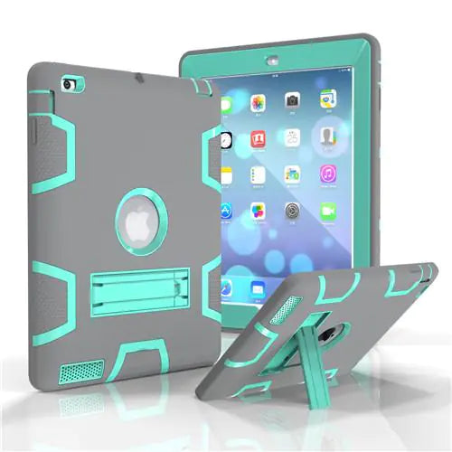 iPad Mini Silicone Case with Stand and Robot Design