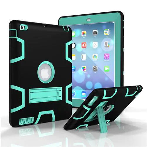 iPad Mini Silicone Case with Stand and Robot Design