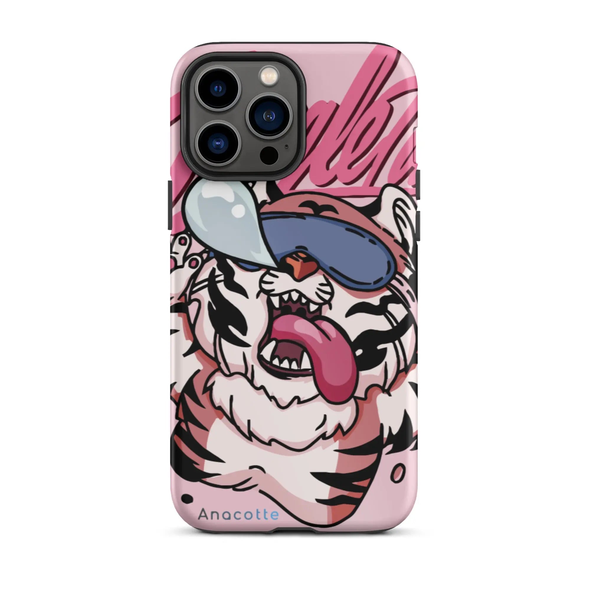 Sleepy tiger iPhone case