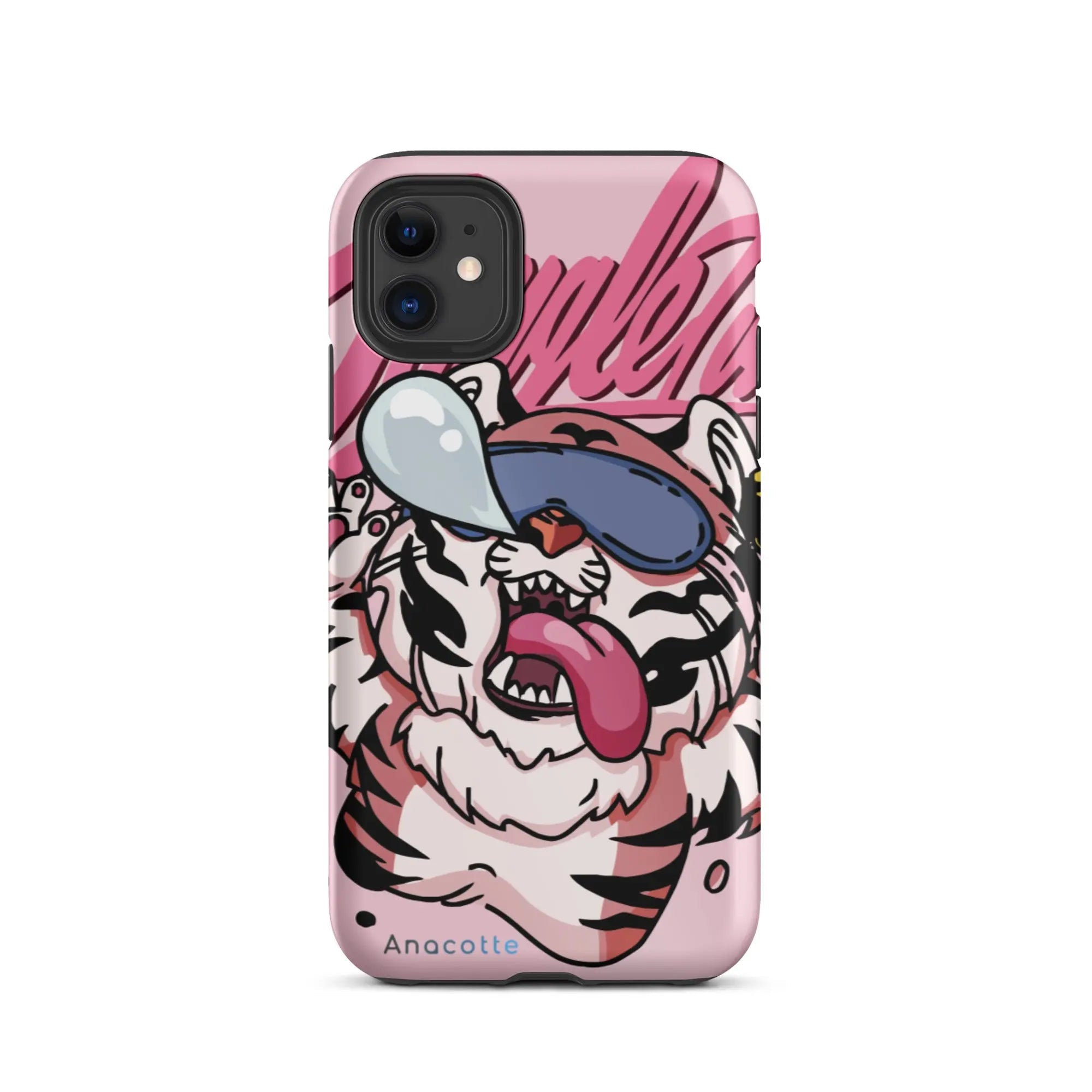 Sleepy tiger iPhone case