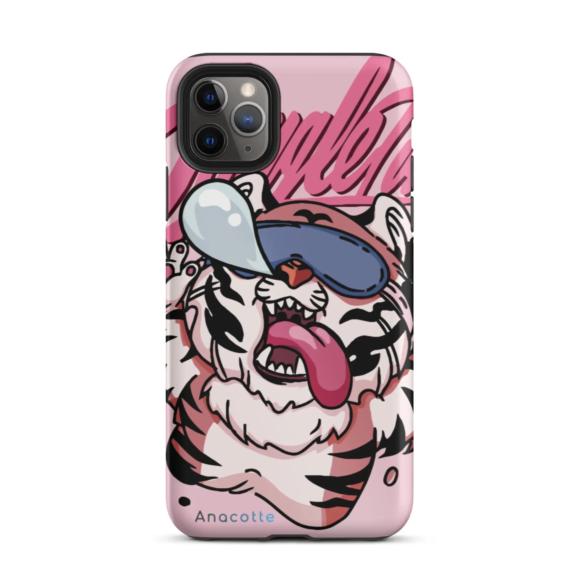 Sleepy tiger iPhone case