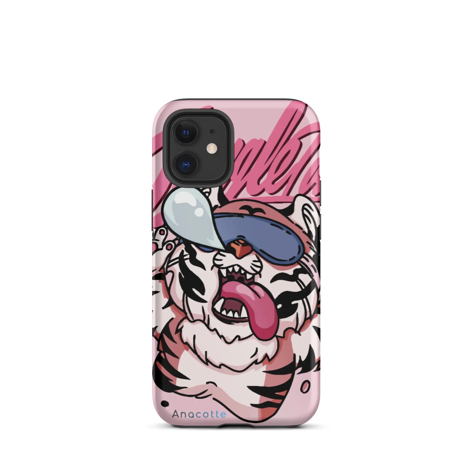 Sleepy tiger iPhone case