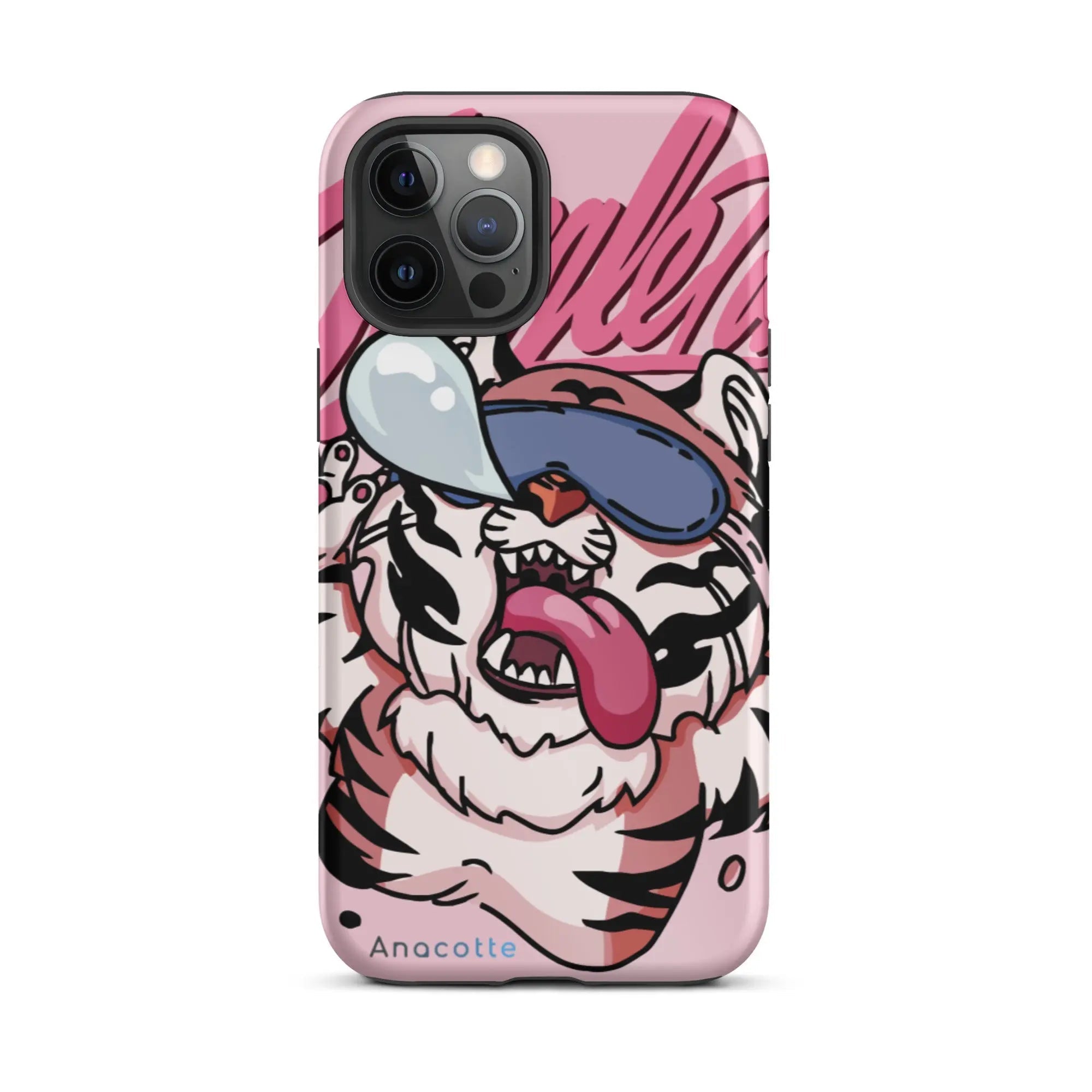 Sleepy tiger iPhone case