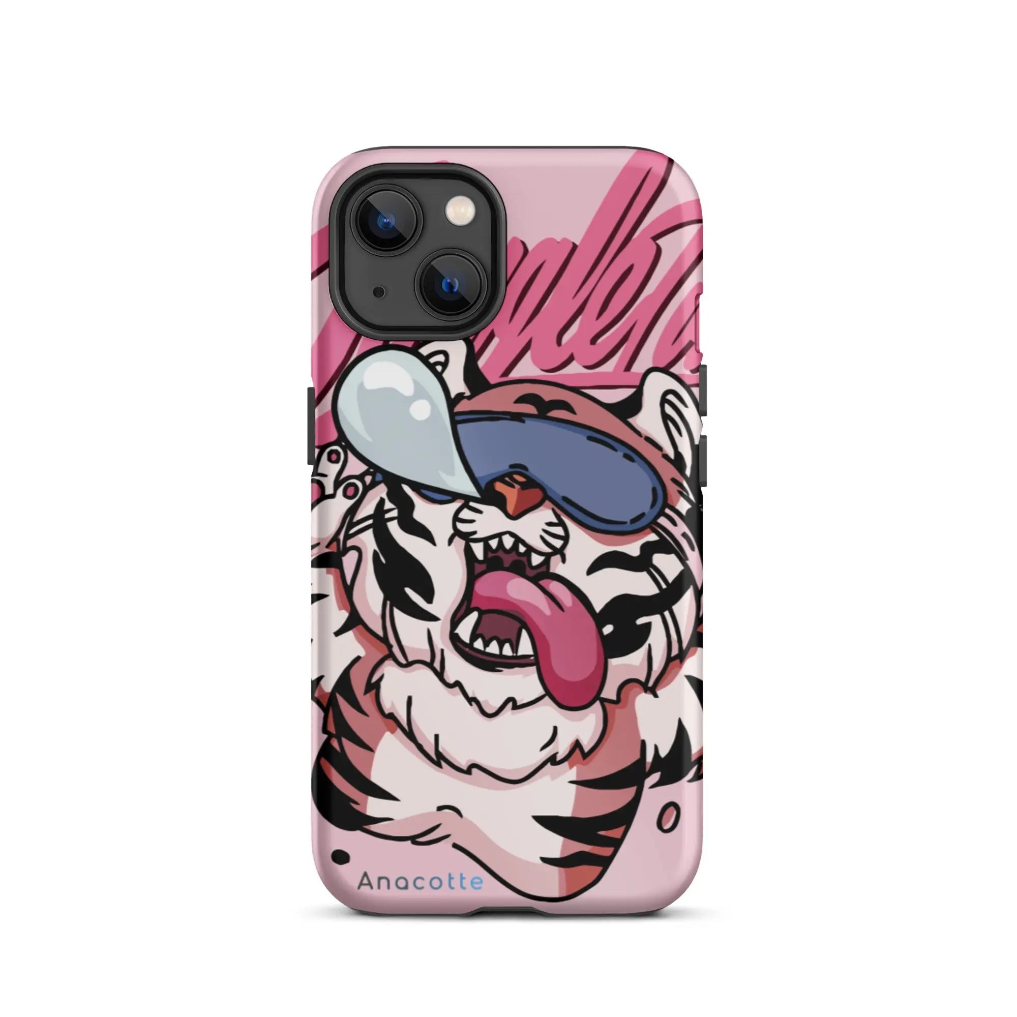 Sleepy tiger iPhone case