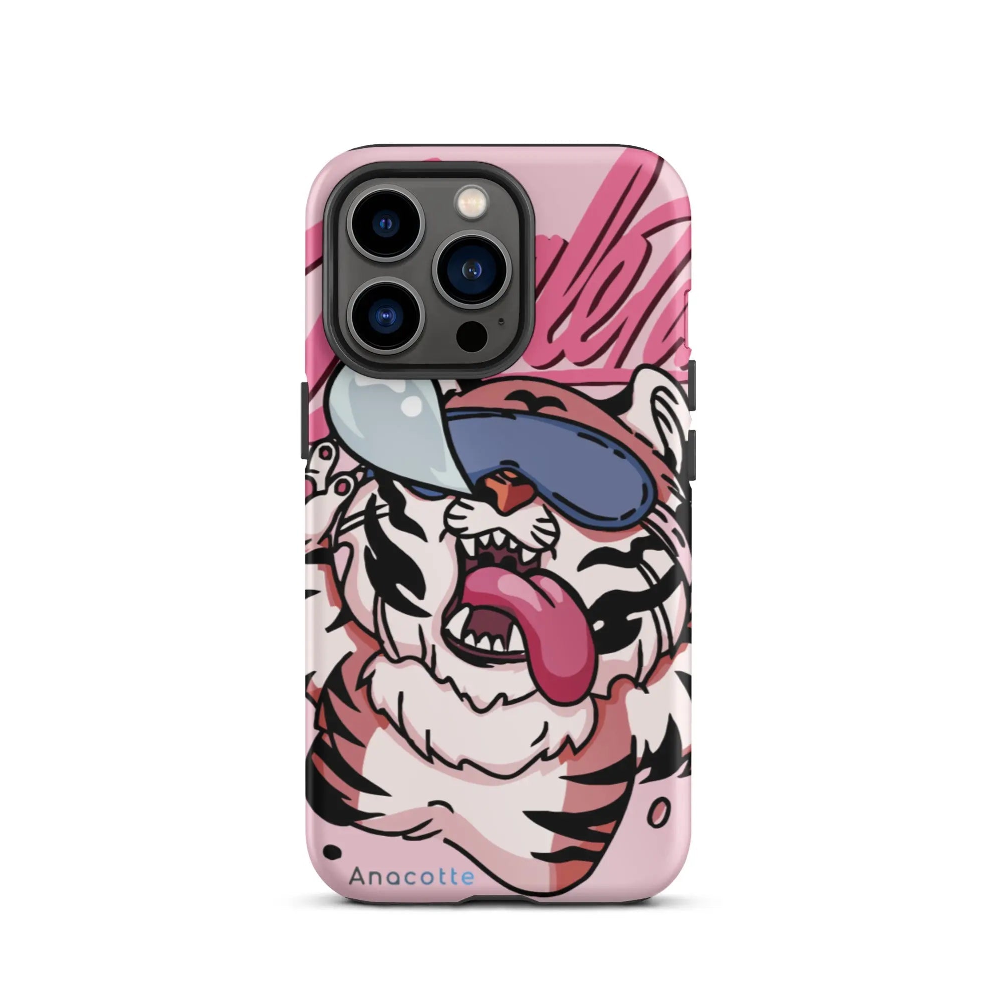 Sleepy tiger iPhone case