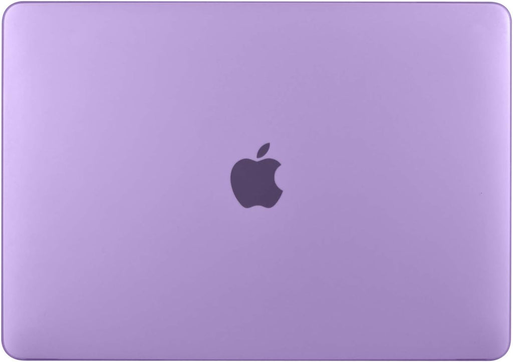 2022 2021 Macbook Air 13 Inch Case A2337 M1 A2179 A1932, Hard Shell Case Cover Compatible with Macbook Air 13 Inch with Retina Display & Touch ID (2018-2022), Purple