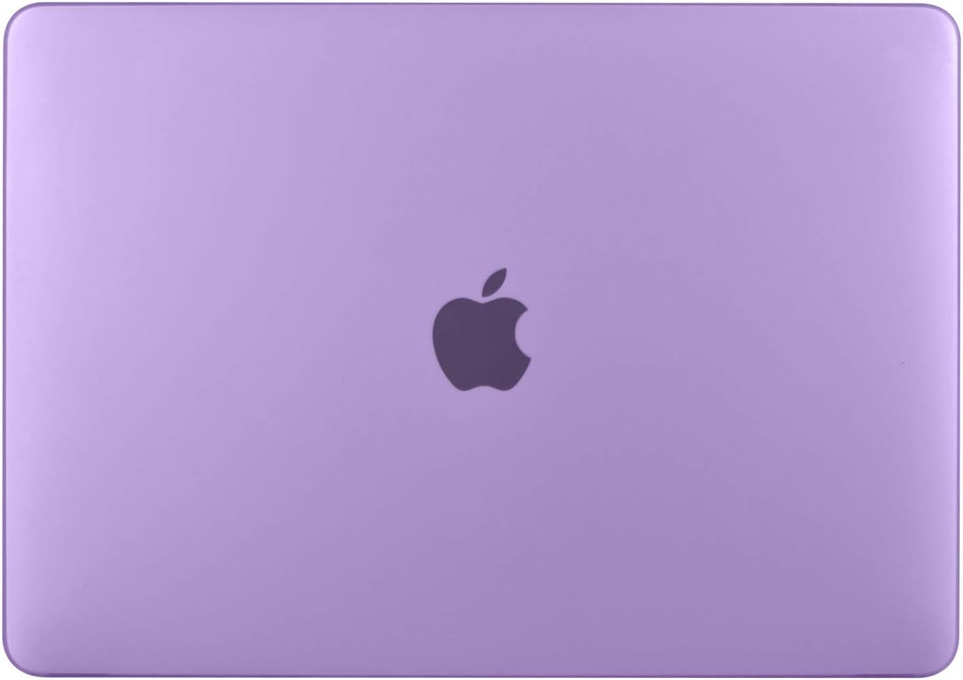 2022 2021 Macbook Air 13 Inch Case A2337 M1 A2179 A1932, Hard Shell Case Cover Compatible with Macbook Air 13 Inch with Retina Display & Touch ID (2018-2022), Purple