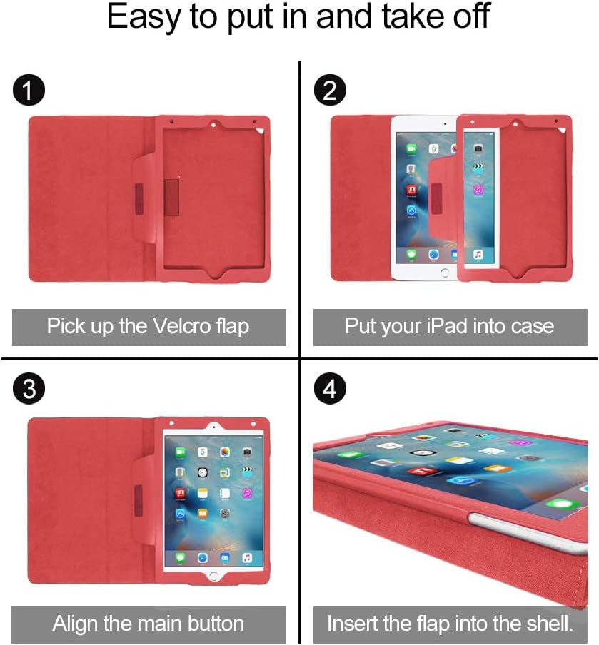 Slim Case for iPad Air 3 (10.5-Inch 2019) & iPad Pro (10.5 2017) Litchi Leather Flip 