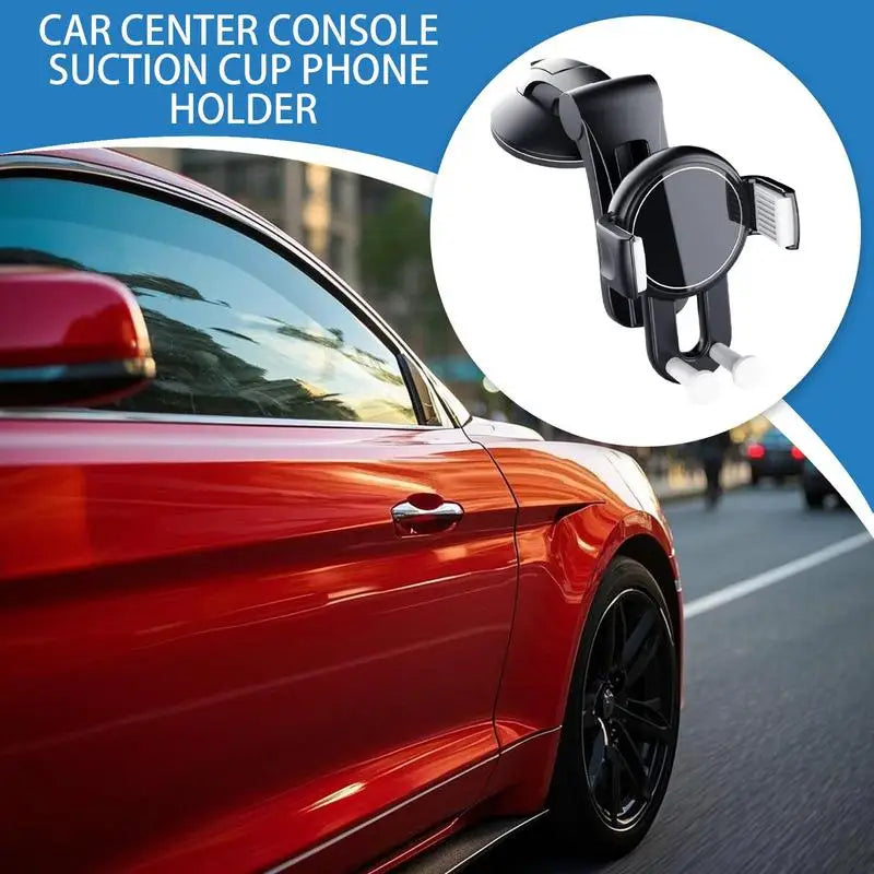 Suction Car Cell Phone Holder 360 Degree Adjustable Strong Suction Phone Mount Stable Flexible Sturdy Car Accessories Adjustable