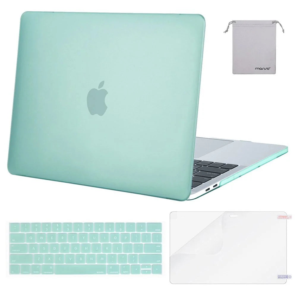 Macbook Pro 13 Case 2019 2018 2017 2016 A2159/A1989/A1706/A1708 Plastic Hard Shell with Keyboard Cover Bag for Newest Macbook Pro 13 Inch