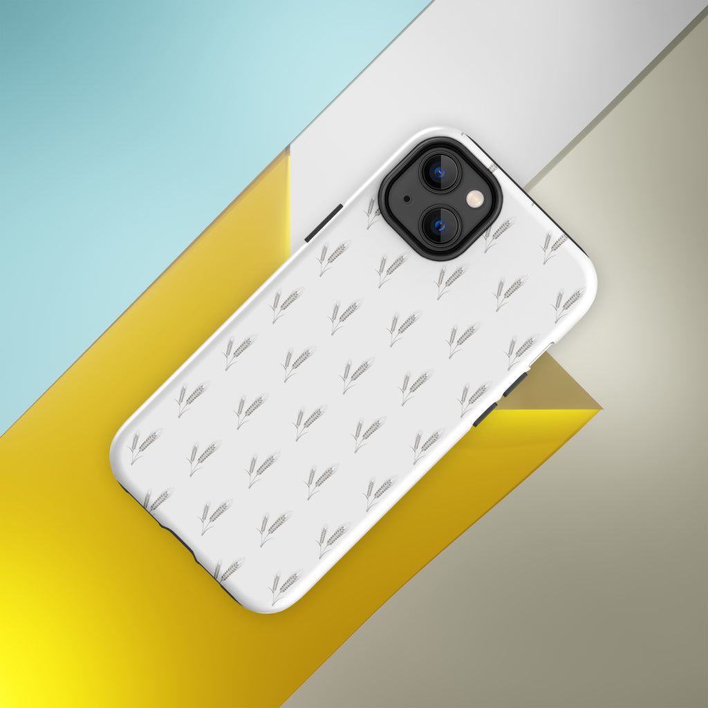 Grano Pattern Tough Case for iPhone® - White-12