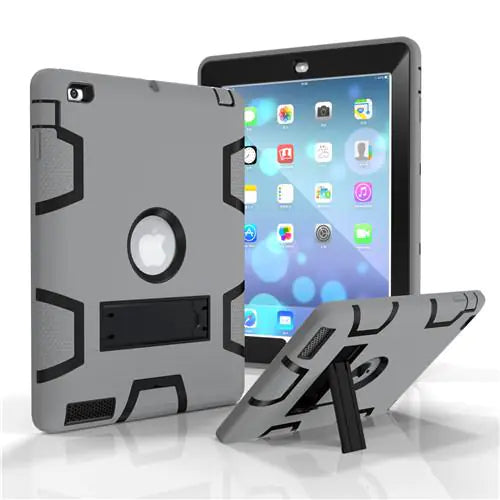 iPad Mini Silicone Case with Stand and Robot Design