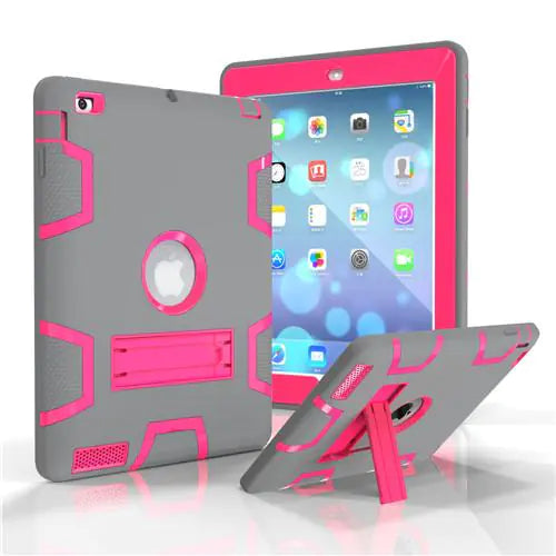 iPad Mini Silicone Case with Stand and Robot Design