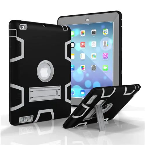 iPad Mini Silicone Case with Stand and Robot Design