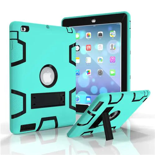 iPad Mini Silicone Case with Stand and Robot Design