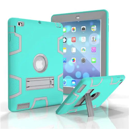 iPad Mini Silicone Case with Stand and Robot Design