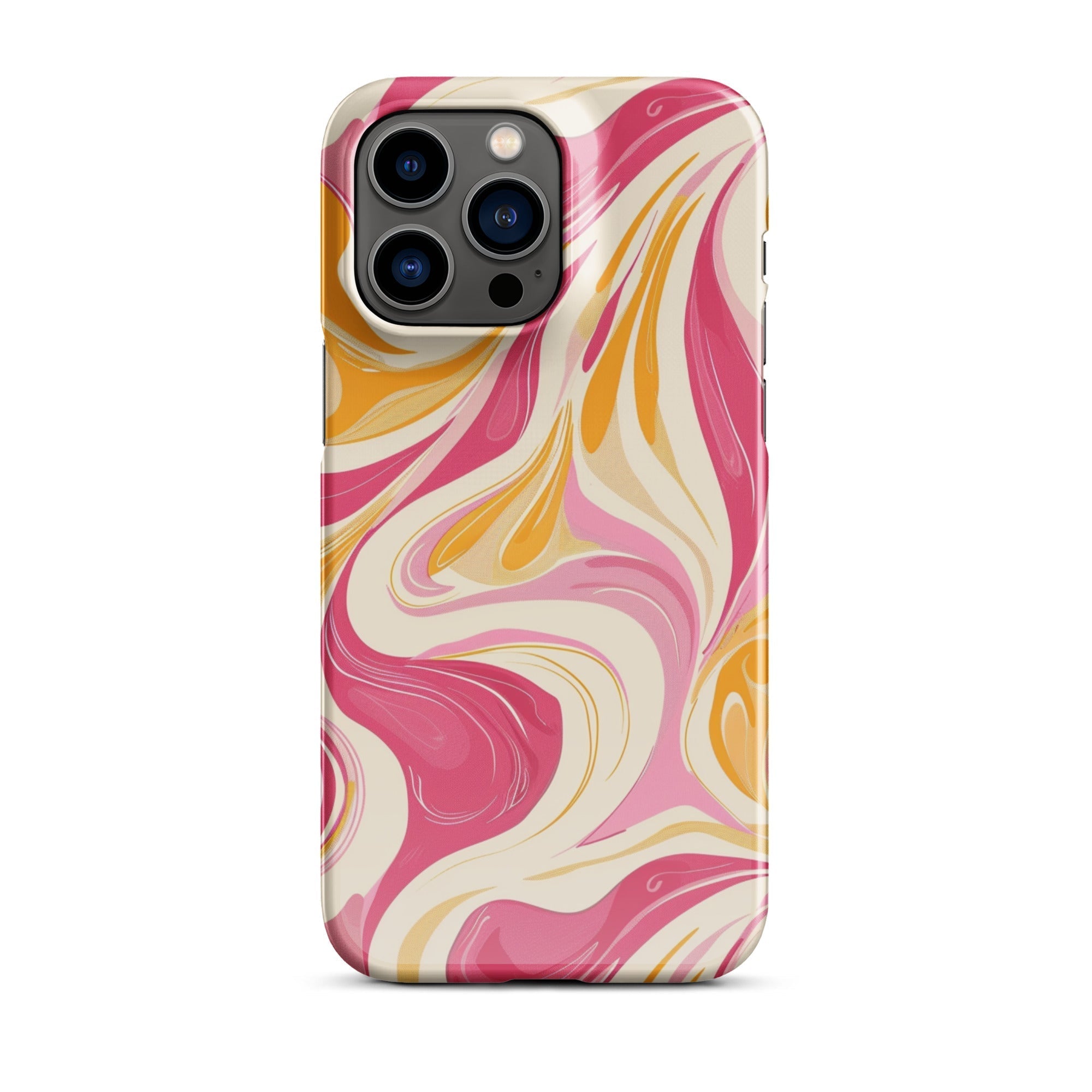 Yellow & Pink Phone Phone  case for iPhone