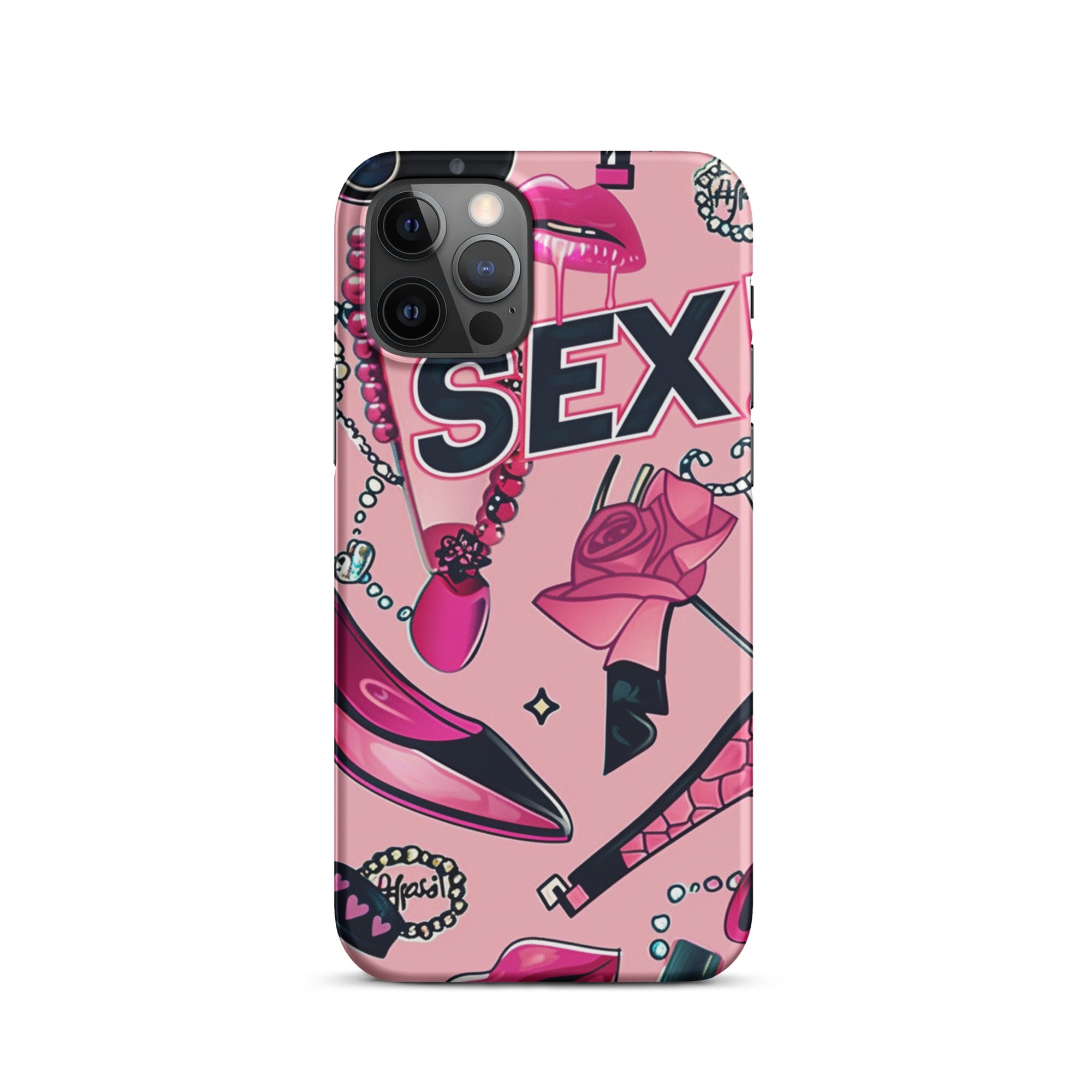 Pink Love Phone case for iPhone-11