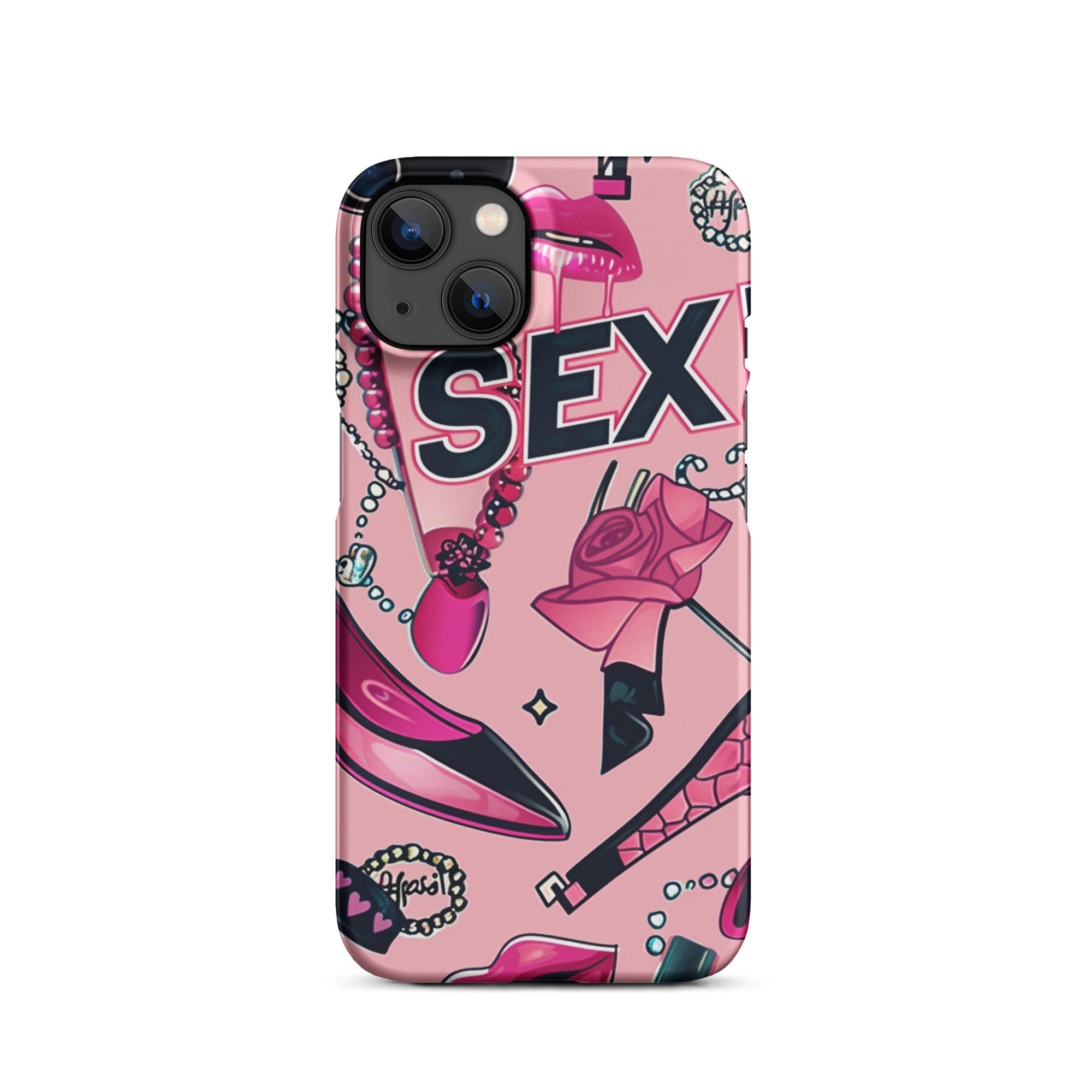 Pink Love Phone case for iPhone-17