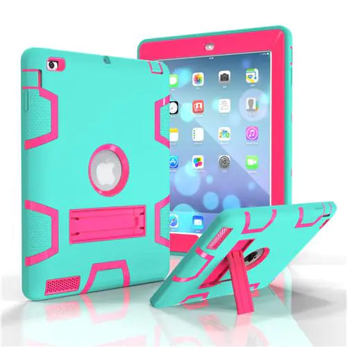 iPad Mini Silicone Case with Stand and Robot Design