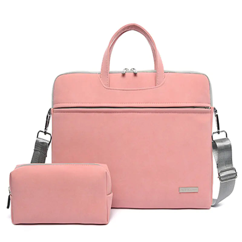 PU Leather Laptop Bag for MacBook Air and Accessories